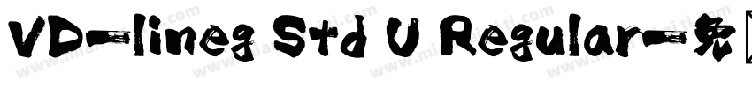 VD-lineg Std U Regular字体转换
